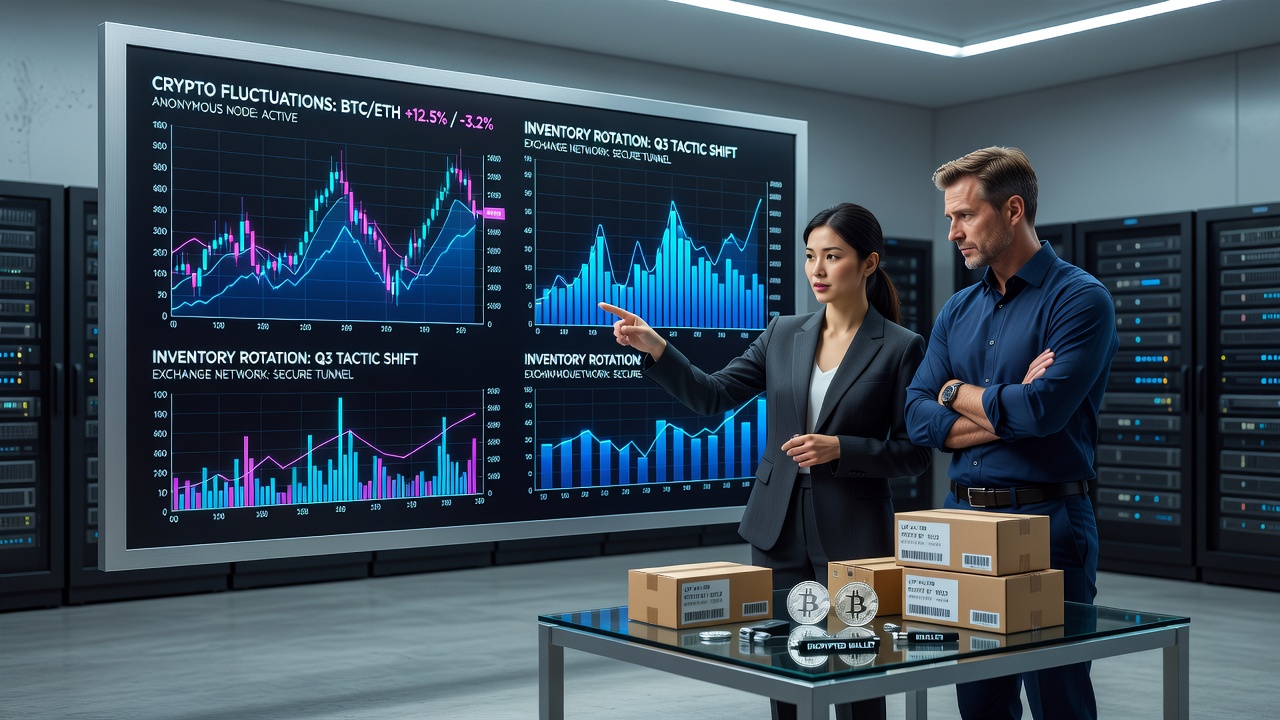 Shifts in Inventory Rotation Tactics Among Sellers Navigating Cryptocurrency Fluctuations in Anonymous Exchange Networks
