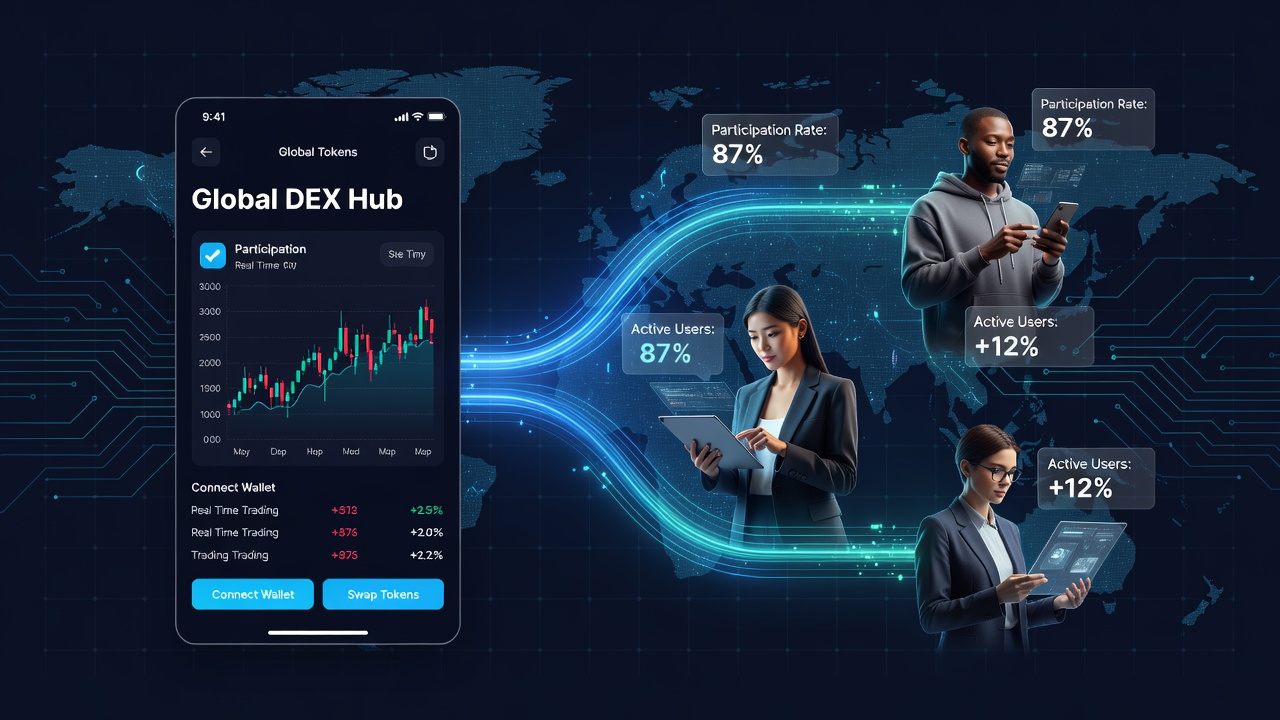 The Interplay Between Mobile Interface Adaptations and Participation Rates Among Users in Global Decentralized Exchange Platforms